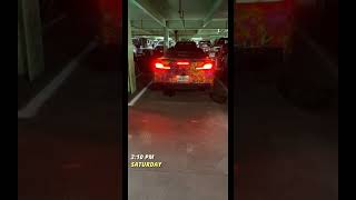 LOUD Camaro Startup in Parking Garage 🔊🔊