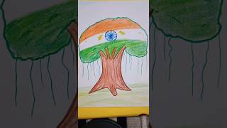 New drawing ❤️ on independence day #shorts #drawing #youtubeshorts #independenceday