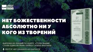 Нет божественности абсолютно ни у кого из творений - Абу Джамиля аш-Шаркаси