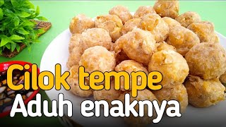 CARA MEMBUAT CILOK TEMPE - sederhana ekonomis enak