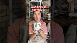 SPOOKIEST POTTERY YOU’LL EVER SEE 👻 #Shorts #Pottery #halloween2023