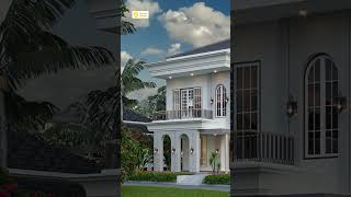 Desain Rumah Classic Moroccan 2 Lantai