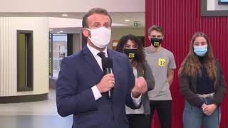 l'apprentissage n'est pas synonyme d'echec scolaire dit Emmanuel macron !!!