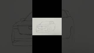 How to draw a CADILLAC ESCALADE 2024 step by step / drawing cadillac car