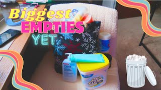 Massive January Empties | Let's talk trash