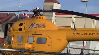 brandweer oefencentrum dordrecht met helikopter binnenvaartschip