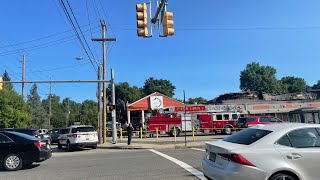 Aftermath of 2 Alarm Strip Mall fire in Fair Lawn