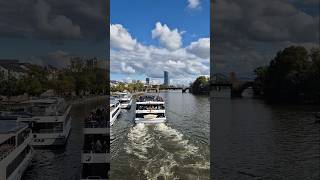 The Iron Bridge view. Frankfurt’s charm from every angle!