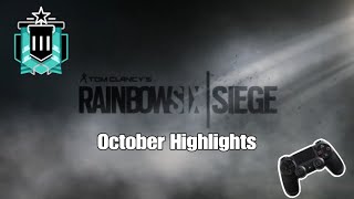 October Ranked Highlights Platnium PS4 | Rainbow Six Siege