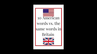 10 American words that mean something completely different in Britain #ytshorts