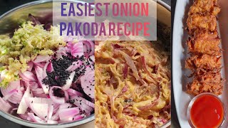 crispy onion pakoda recipe|easiest piyaj pakoda recipe| resani cooking show 😘#onionpakoda #resani😘