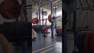 270 bench press attempt