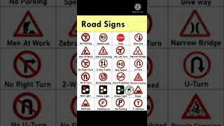 road signs,meaning of different sings on the road,important signs one Should know while driving,