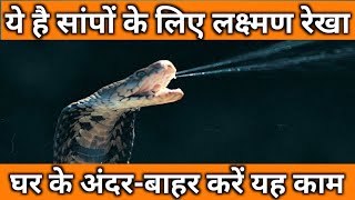 ये है सांपों के लिए लक्ष्मण रेखा, घर के अंदर बाहर करें यह काम | Dangerous | King Cobra|Rattle Snake