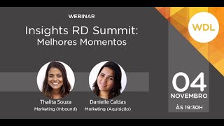 Insights RD Summit: Melhores Momentos e Dicas sobre Inbound Marketing | Webinar We Do Logos