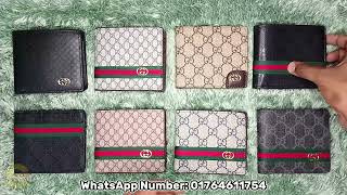 Gucci wallet price in Bangladesh | Wallet for men | Wallet shop in Dhaka | Online shopping money bag