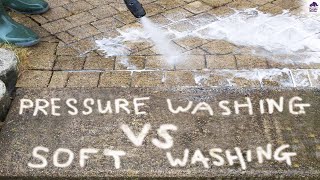 Pressure Washing or Soft Washing: Which is the best for your Property? (Professional viewpoint)