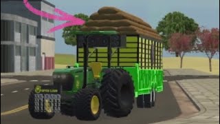 John Dree with big trolly 😱#subscribemychannel #subscribe #indiantractordriving3d