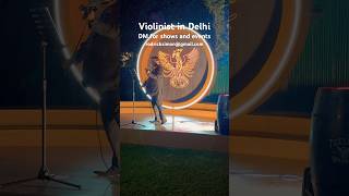 Violinist in Delhi | yellow coldplay | western violin player #shows #events #violin #shorts #yt