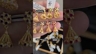 1 grm to 2 grm Jumka designs/#gold #goldjewellery #goldaccessories