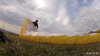 Paraglider Packing Up Time Lapse