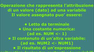 Variabili Scalari ed identificatori univoci – Assegnazioni di variabili – Vettori - Matrici