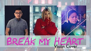 Break My Heart (Dua Lipa) - Chino David and Riya Jane Yulde Violin Cover