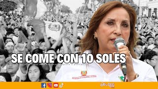 Diana Boluarte. "Con 10 soles hacemos sopa, segundo y postrecito"  - OtranotaPiura