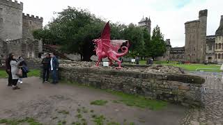 Exploring Cardiff Castle Wales UK