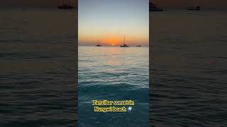 Las increíbles puestas de sol de zanzibar