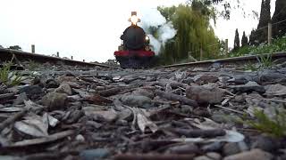 Steamranger Rx207/621 on Southern Encounter coasting through Mt Barker 29/9/19