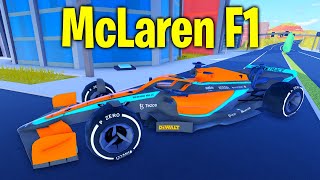 Roblox Jailbreak McLarenF1 Event Update! Limited Cars (MCL36) Race Track Returns *Speed Test*