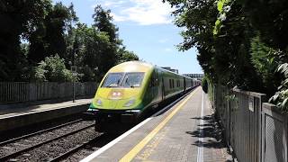 MK-IV 4001+IÉ 223 departing from Portlaoise