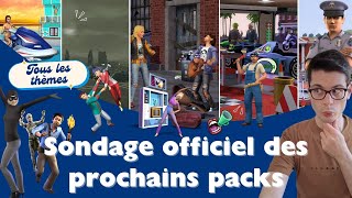 Les thèmes des prochains packs d'extension dans Les Sims 4 ⁉️ 📣