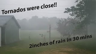 Des Moines IOWA gets rocked Bad, 2 INCHES of rain in 30 mins