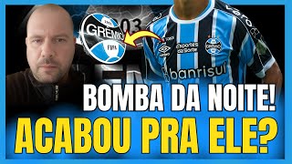 🔵⚫️⚪️ URGENTE ! JOGADOR IMPORTANTE SAINDO ! PEGOU TODOS DE SURPRESA!  NOTÍCIAS DO GRÊMIO HOJE