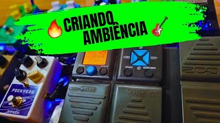 reverb na zoomg1xon e RV1 fuhrmann//fundo musical na guitarra