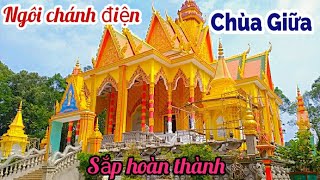 Ngôi Chánh Điện Chùa Giữa Được Xây Dựng Sắp Hoàn Thành | Boy Khmer Trà Vinh