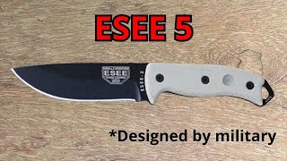 Нож Esee 5 / Выживание, кемпинг, активный отдых.