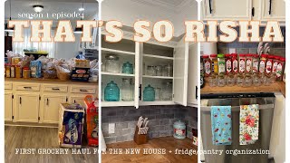 That's So Risha Ep 4 | GROCERY HAUL FOR THE NEW HOUSE + fridge/pantry organization | Risha Tonae'