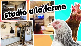 notre premier studio a la ferme