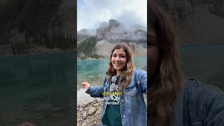 MORAINE LAKE 😍 que lugar tan increíblemente hermoso 💛 #travel #morainlake #morainelake #canada