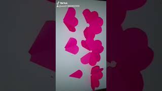 ||paper craft rose||flower||pink rose|| #viralvideo #shortvideo#viral#karabi#paper#