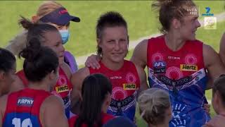 2022 AFLW Rnd 8 Melbourne Vs Kangaroos 1st Half