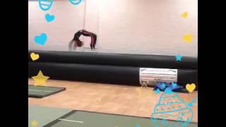 Dominika Janik - Back flip my new experience , soo excited :)