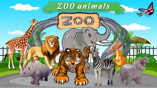 ✺ Zoo animals. Животные в зоопарке. ✺ English for your children. Английский для детей.