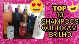 top 10 shampoo que doam muito brilho 🌟✨🌟