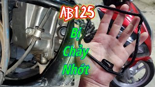 Thay ron nắp quy lát AB125 bị chảy nhớt_[Xe & Tự Sửa Xe]