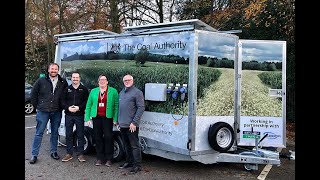 Coal Authority works with partners to develop solar-powered mobile dosing trailer