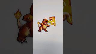 Charmander 3D card tutorial (1/3) #anime #ytshorts #pokemon